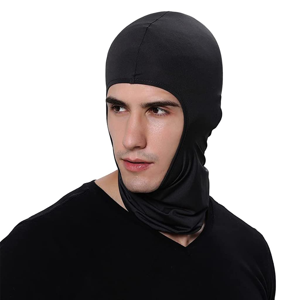 Proberos 3Pcs Balaclava for Men Women, Breathable Bandana for Dust Protection & Sun Anti Bacterial Multipurpose Headband for Cycling Skiing Outdoor Activities Black