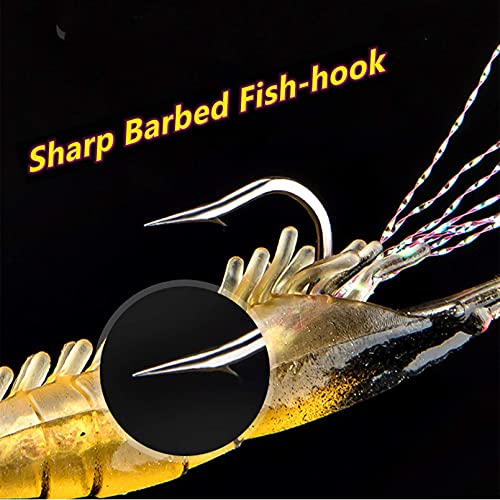 Proberos 5Pcs Floating Fishing Frog Lures, Floating Fishing Lure, Frog Shaped Fishing Lures Fishing Frog Lures, Frog Soft Swimbait Floating Bait for Freshwater Saltwater