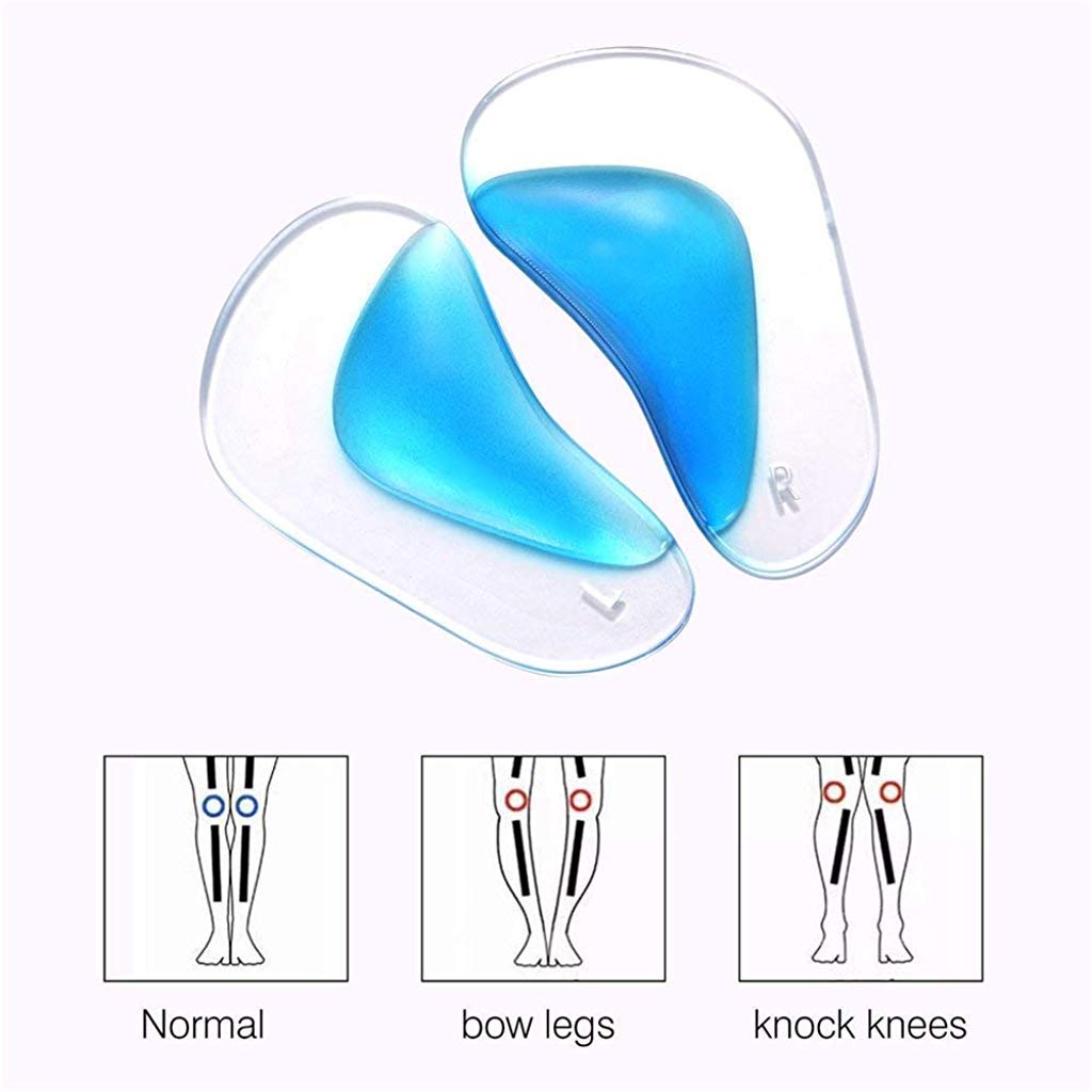 PALAY 2 Pairs Arch Support Insoles Fits for Flat Feet & Plantar Fasciitis Orthotic Arch Pads for Women and Men, Gel High Cushion Insert, One Size Fits All