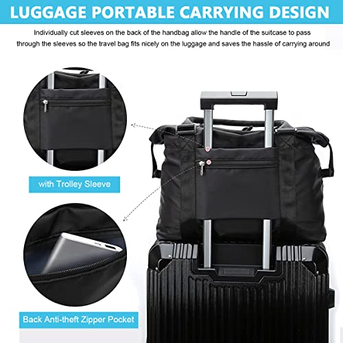 PALAY Duffel Bag for Men Women, Travel Duffel Bag, Shoulder Weekender Overnight Bag, Lightweight Oxford Cloth Gym Bag Carry Bags Reinforced Handle Waterproof Gym Bag, 41*28*15cm