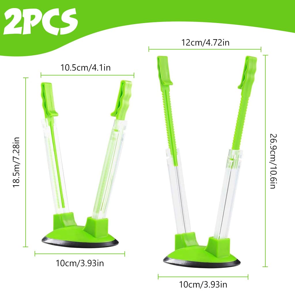 HASTHIP 2Pcs Freezer Bag Support Kitchen Empty Food Bag Holder for Saggy Empty Food Bags Keep Bag Open Kitchen Food Bag Holder for Multi Sizes Food Bags, Ideal for Cook Preparation