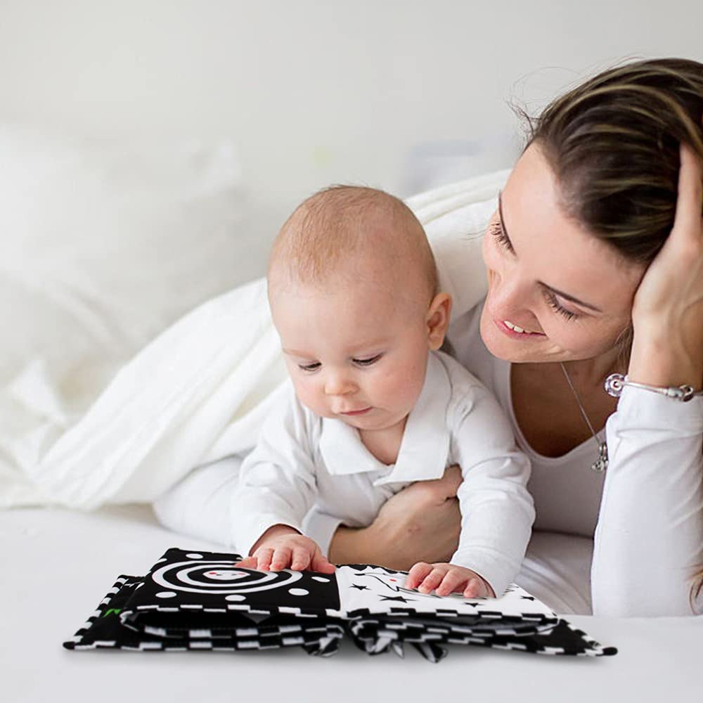 SNOWIE SOFT Baby Cloth Book (Black)