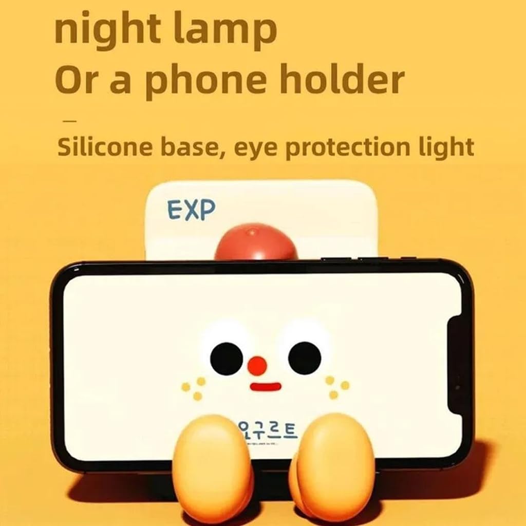 ELEPHANTBOAT USB Rechargable Night Light Cartoon Silicone Milk Box Night Light for Kids Warm Light Night Light with Timer & Dimmable Brightness Bedside Night Lamp Cute Night Light Gift for Kids