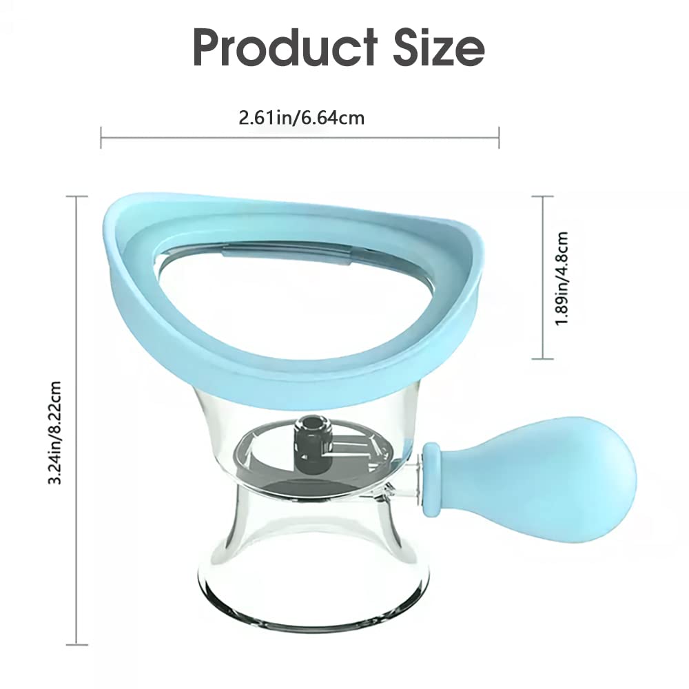 HANNEA Eye Cleaning Cup Travel Silicone Eye Cleaning Cup with Air Valve,More Efficient Eye Rinse Eye Wash Cup