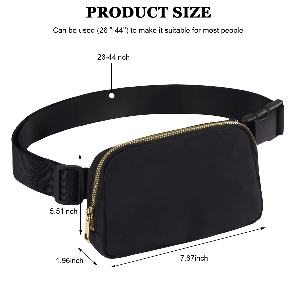 PALAY Waterproof Chest & Waist Bag | Crossbody Lemon Bags with Adjustable Strap, Large Capacity Fanny Pack for Men & Women, Travel, Outdoor, Sports, Cycling