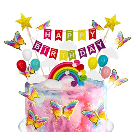 HASTHIP® 23 Cake Toppers Bunting Set