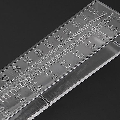 Optifit Rain Gauge for Agricultural, 5 inch Plastic Rain Gauge with Stake Rain Gauge, Meteorologists & Hydrologists Measure Rain Gauge for Rain Fall Measure, Garden, Agricultural Activities