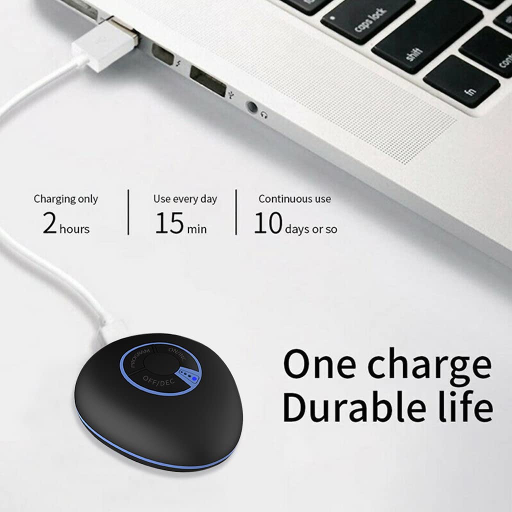 HANNEA Neck Massager Cervical Vertebra Electric Massager for Shoulder Neck Massager Sticker Intelligent Electric Cervical Massager for Whole Body Cervical Massage Patch for Men Women Shoulder Neck