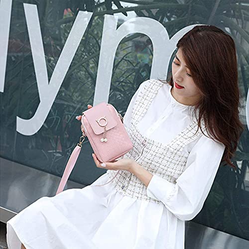 PALAY Small Cross Body Bag, Multifunction 3 Layer Mini Crossbody Shoulder Bag Phone Purse Armband with Headphone Port for Teens Girls Ladies Women (Multi-color4)