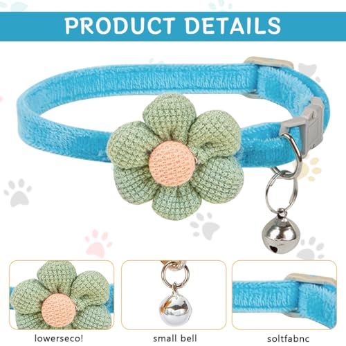 Qpets® 8PCS Cat Collar
