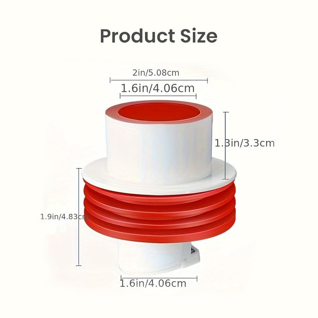 Serplex 2Pcs Sink Drain Pipe Kit Anti-Odor Bathroom Sink Drain Pipe Sink Drain Kit Kitchen Sink Drain Pipe Tube Replacement for 32mm Caliber
