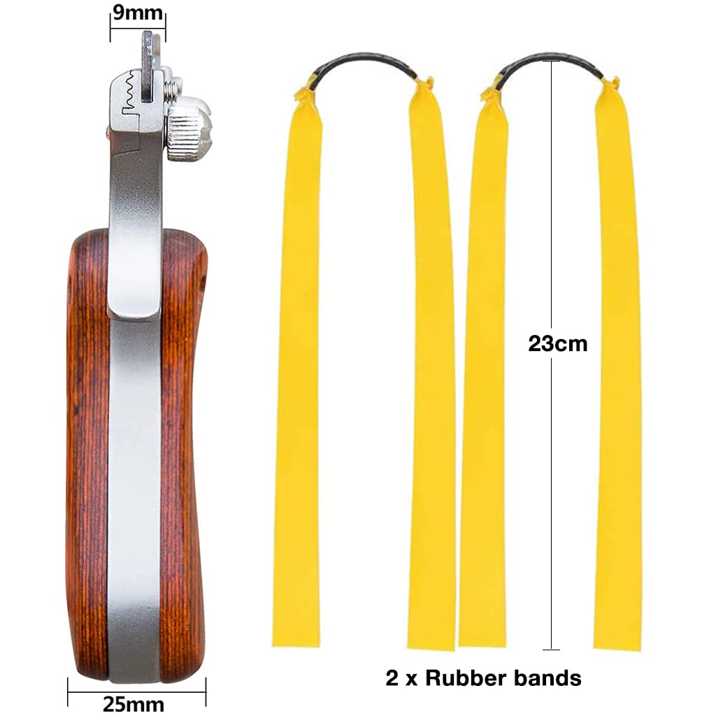 Proberos Slingshots Kit with 1.2mm Extra Thick Flat Bands, High Catapult for Adults Beginner Youth for Outdoor Games, Outdoor Toys