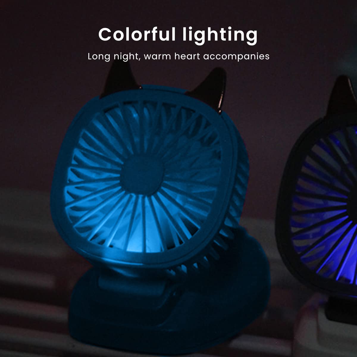 ZORBES Folding Wrist Mini Fan for Kids, Rechargeable Fan Mini Portable Fan Smart Watch for Kids, 7 Color Mini Hand Fan with 3 Gear Speed Electric Fan Watch, Mini Fan Charging Fan USB Rechargeable