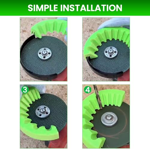 Serplex® Multi-Specification Drill Bit Sharpener Jig for Angle Grinder, 10 Groove Universal Attachment, 2-14mm, Precision Grinding Guide, Durable ABS Tool for Home DIY & Professional Use 2 PCS