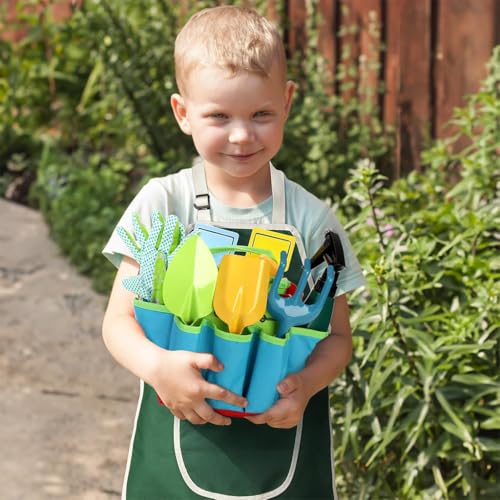 HASTHIP® 18PCS Kids Gardening Tools Toddler Set Home Garden Outdoor Plastic Toy Equipment Ideal Gift for Boys Girls