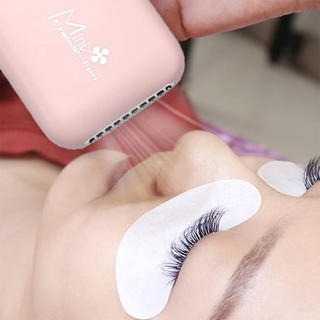 HANNEA Eyelash Fan Mini Lash Fan for Eyelash Extension Portable Lash Fan Dryer Handheld Rechargable USB Eyelash Fan with 3 Adjustable Speed Cooling Air Fan Eyelash Extension Application