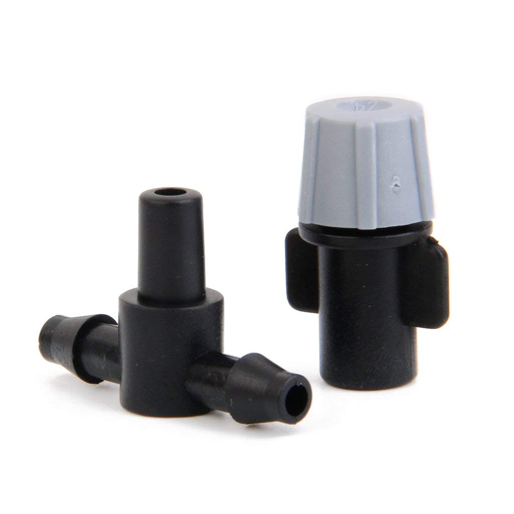 HASTHIP® 40pcs Sprinkler Heads Nozzle Tee Joints Garden Misting Watering Irrigation 7.5-8.6L/H X 3