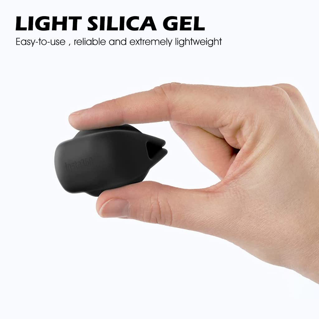 ZORBES Insta360 X3 Camera Lens Cap, Silicone Lens Cover for Insta360 X3 Camera, Lens Protector Dust Proof Anti-Scratch Protective Cover for Insta360 X3 Sports Action Camera