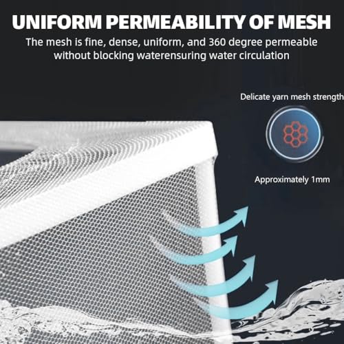 Qpets® Aquarium Fish Breeding Box in-Tank Floating with Suction Cups Small Nylon Mesh Quarantine Tank Insert Panels Plastic 16x15x15.5cm 3PCS