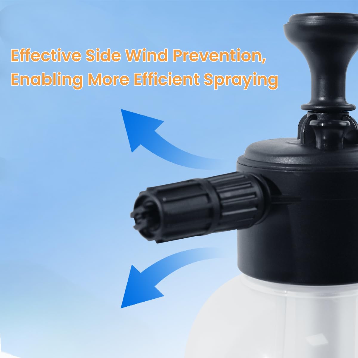 STHIRA 2L Foam Sprayer High Pressure Foam Sprayer for Car Washing Soap Sprayer with 2 Nozzles Large Spray Coverage Car Washing Soap Foam Water Sprayer for Home Cleaning, Car Washing, Watering