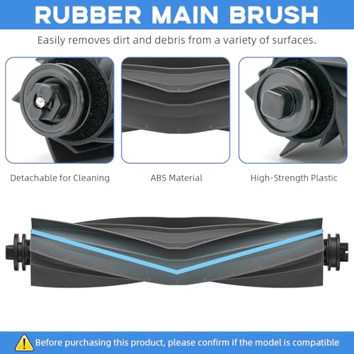 HASTHIP® 39PCS Replacement Parts for Dreame S10 Ultra Vacuum Cleaner Spare Accessories with Main Roller Brush Side Brushes Mop Cloth Filters Cleaning Mop Dust Bags