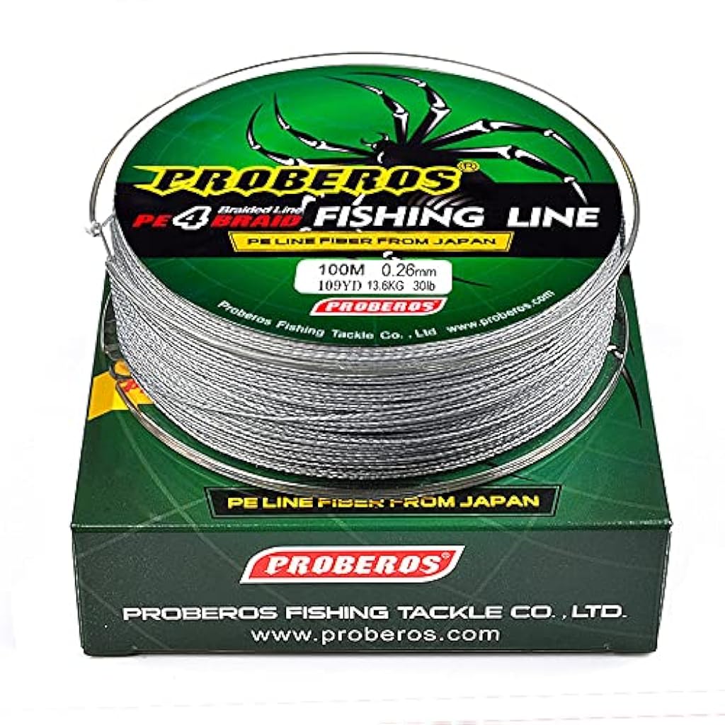 ZORBES® PROBEROS 100M Durable Colorful PE 4 Strands Monofilament Braided Fishing Line Angling Accessory Wire 3PCS