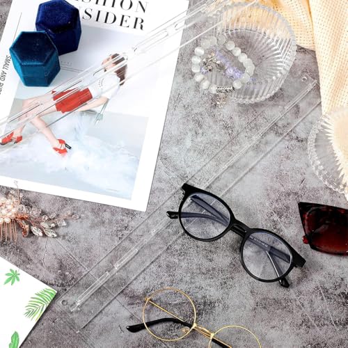 HASTHIP® Sunglasses Organizer 2 Pack, Wall Glasses Holder, Acrylic Sunglasses Display, Eyeglass Organizer for Multiple Glasses for Office & Home Decor, Unique Gifts for Husband, Women & Girls
