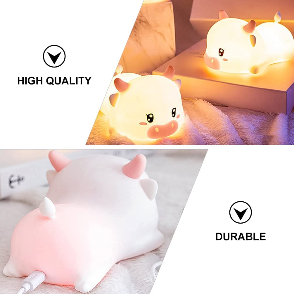 Verilux Cute Baby Night Light Toys for 2-8 Year Old, 7 Colour Changing Star Night Lights Silicone Star Night Lamp, Chargeable Battery Nightlight for Childrens Bedroom Bedside Birthday Decor Gifts