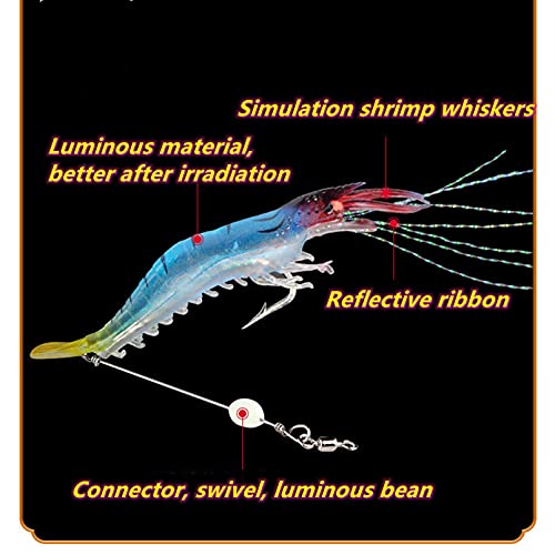 Proberos 5Pcs Floating Fishing Frog Lures, Floating Fishing Lure, Frog Shaped Fishing Lures Fishing Frog Lures, Frog Soft Swimbait Floating Bait for Freshwater Saltwater