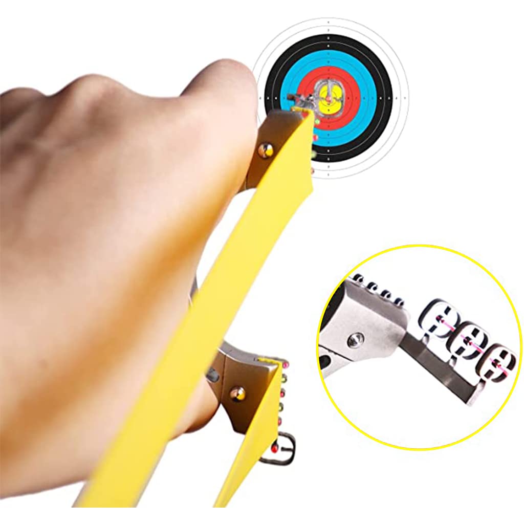 Proberos Slingshots Kit with 1.2mm Extra Thick Flat Bands, High Catapult for Adults Beginner Youth for Outdoor Games, Outdoor Toys