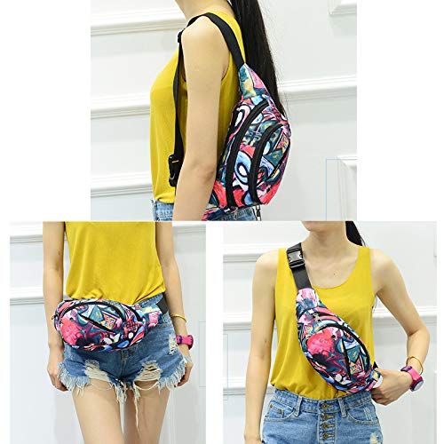 SANNIDHI Waist Bags for Women Men Waterproof Chest Bag Large Fanny Packs for Jogging Running Riding