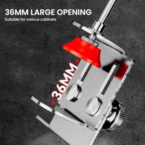 Serplex® Floor Cabinets Frame Install Clamp Cabinet Door Mounting Support Stainless Steel Arm Multipurpose Jig for Hidden Door Install 3PCS