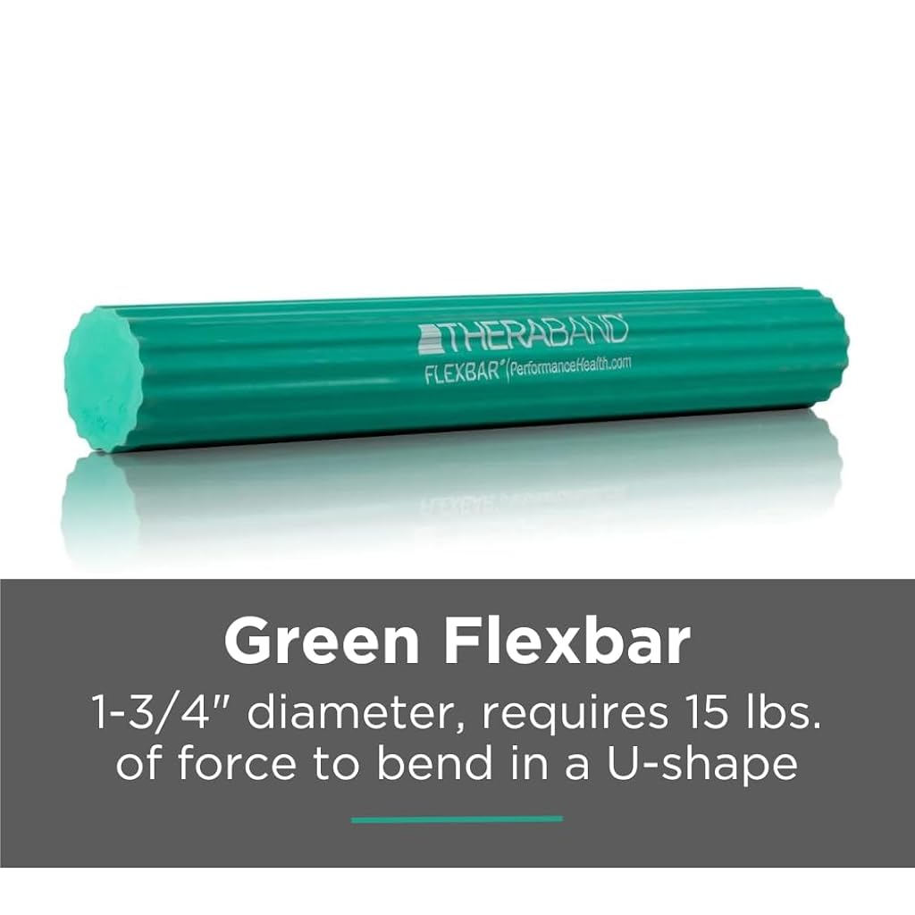 Proberos® 15 Lbs Resistance FlexBar 12.4 Inch Twist Bar Hand and Forearm Strengthener TPR Grip Therapy Trainer for Tendonitis Pain Relief, Grip Strength Improvement, and Rehabilitation