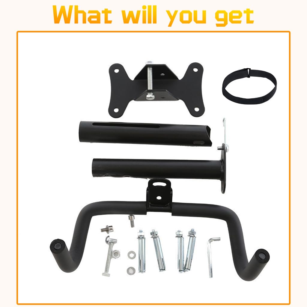 Proberos Bike Cycle Wall Mount Stand Rack, Garage Bike Rack Wall Mount Organizer Bicycle Hanger Storage System, Retractable Wall Mounted Rack for MBT, Road Bike, Kids Bike Indoor Storage