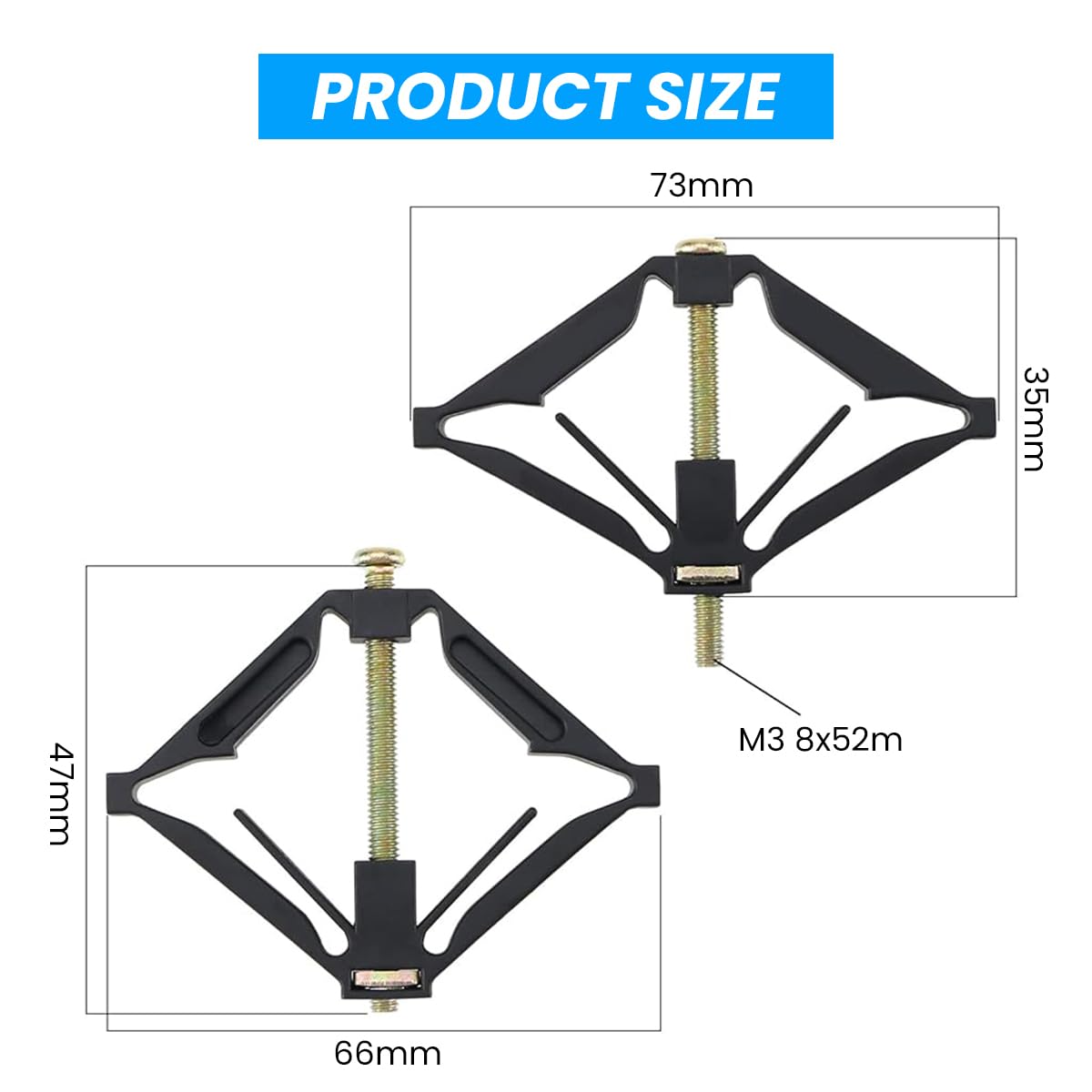 Serplex 10Pcs Switch Socket Cassette Bottom Box Repairer for 86mm x 86mm Switch Socket Cassette Switch Cassette Support Rod Switch Box Repairman Support Rod Electrician Accessories