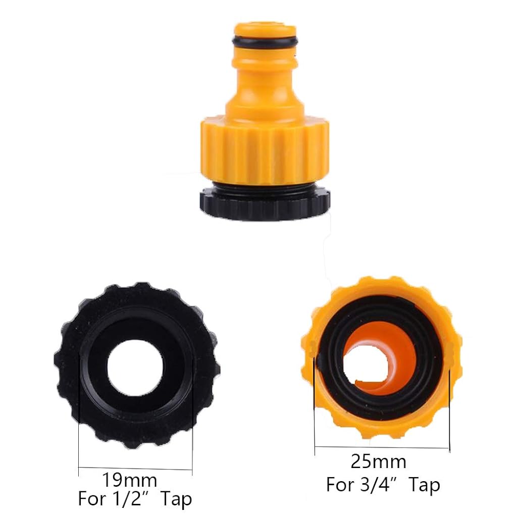 ZIBUYU® Hose Quick Connectors Water Pipe Fast Fitting Connector Tap Adapter Set for Garden Wash Car Female Sprayer and Standard Fitting 15PCS