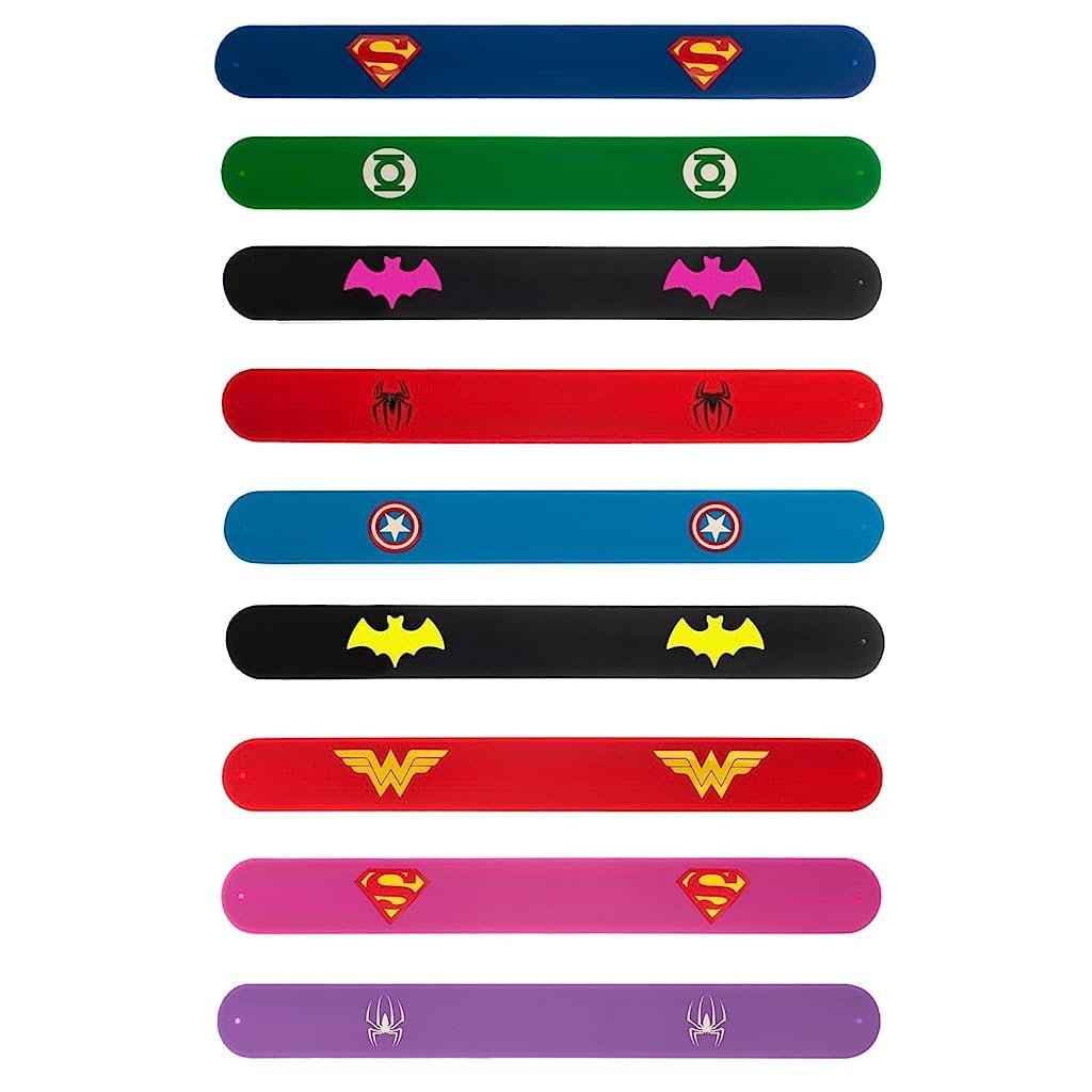 PATPAT 10Pcs Slap Bracelets for Kids Space Planet Theme Slap Bracelets Toys Wristbands Slap Bands Classroom Prize for Boys and Girls Party Favors Gifts