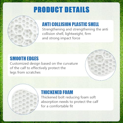 Proberos 2Pcs Silicone Shin Guards Adults Teens Shin Guards Silicone Shin Guards Pads Anti-impact Honeycomb Construction Shin Guards Sport Shin Guards for Football, Rugby