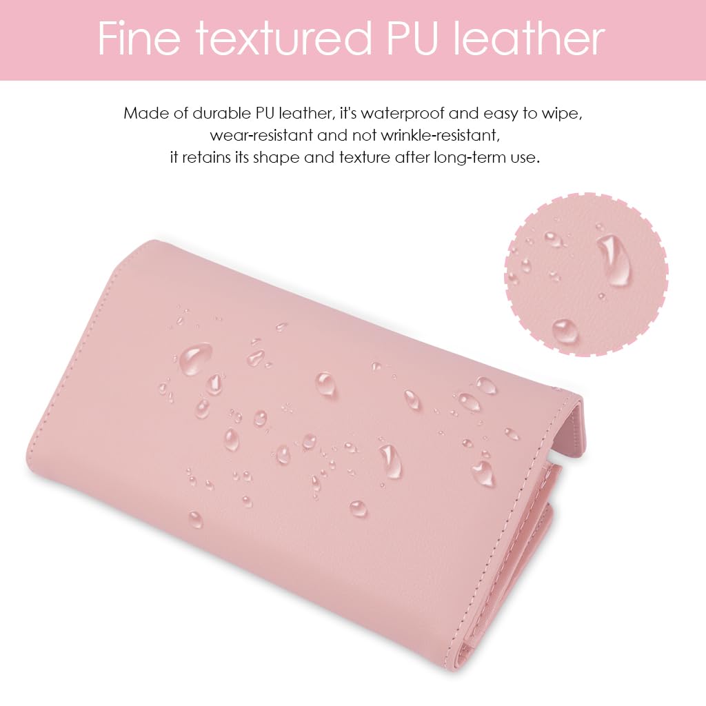 PALAY Hand Wallet for Women, Girls Stylish Latest PU Long Women Wallet for Ladies, Girls Hand Purse Wallet Card Bag Fashion Wallet Clutch Bag for Women, Long Wallet for Women, Girls Gift - Pink