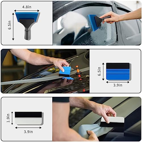 Serplex® 42PCS Car Window Tint Application Tool Kit Film Paint Protective Auto Vinyl Wrap Installation Squeegee Utility Cutter Set for Vinyl