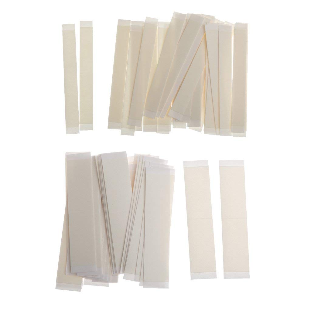 Supvox Phenovo Women's Polyester Double Sided Bra Stickers Tape, 10 mm ( White) - Set of 35