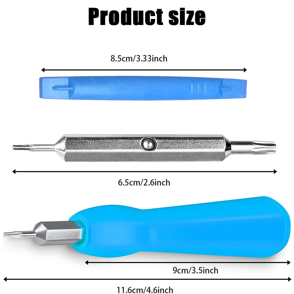 HASTHIP Doorbell Screwdriver Replacement, Double-ended Ring Screwdriver Bit Set for Battery Change & Wifi Password Reset Access, Ring Screwdriver for All Doorbells include Video Doorbell