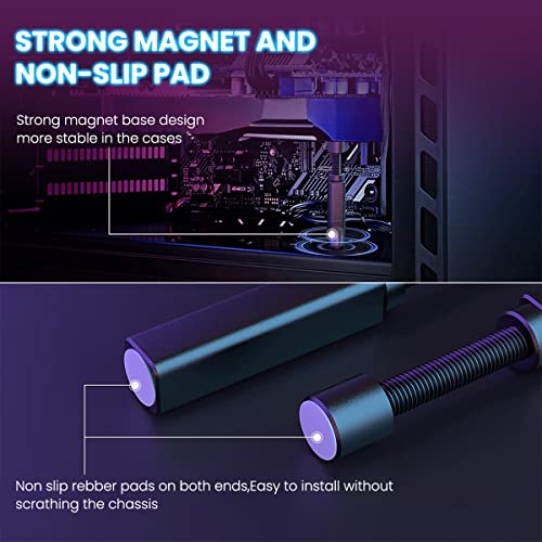 ZORBES Graphics Card Bracket, Aluminum Alloy Graphics Card Holder Bracket, GPU Stand. Adjustable Height Graphics Card GPU Brace Support Video Card Sag Holder Bracket Support Desktop Computer PC