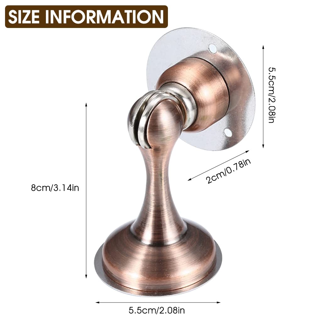 HASTHIP Magnetic Door Stopper, Magnetic Door Catch, Stainless Steel Door Catch Holder for Home/Office/Hotel Wall/Floor Mounted Soft