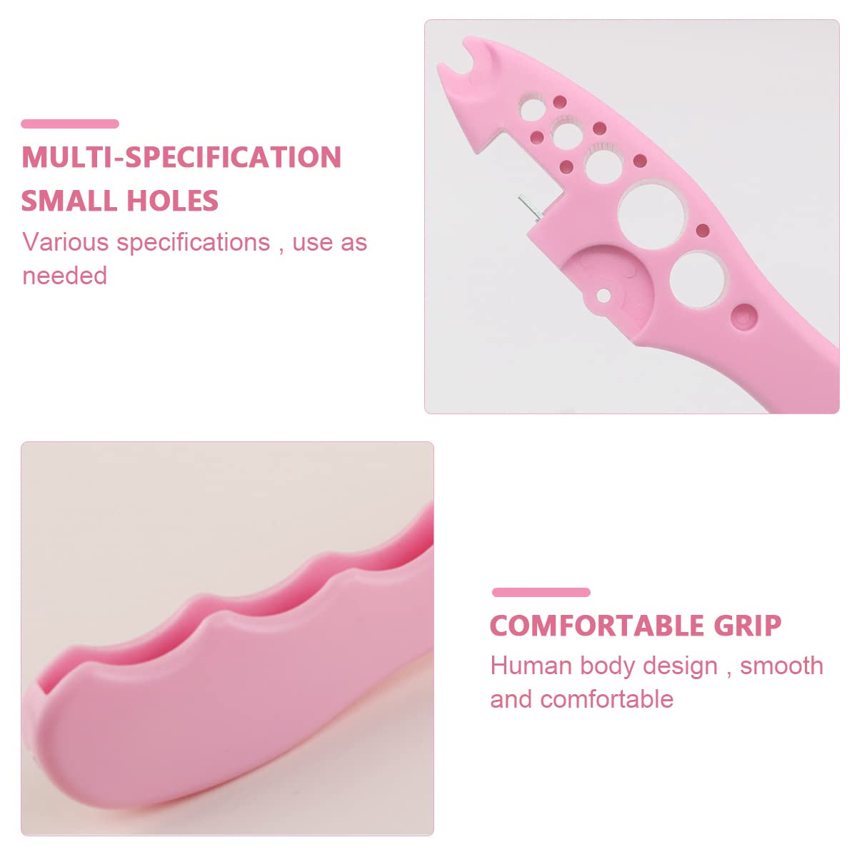 HASTHIP® Ampule Cutter with 5 Replaceable Grinding Wheels, Ampoule Cutter for Doctors, Glass Bottle Cutter, Ampule Breaker, Suitable for Home Daily or Medical Use, Cut The Ampoule (Pink)