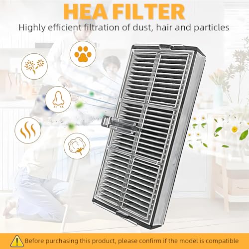 HASTHIP® 12PCS Replacement Parts for Dreame X40 Ultra Vacuum Cleaner Spare Accessories with Main Roller Brush Side Brushes Mop Cloth Filters Cleaning Mop Dust Bags