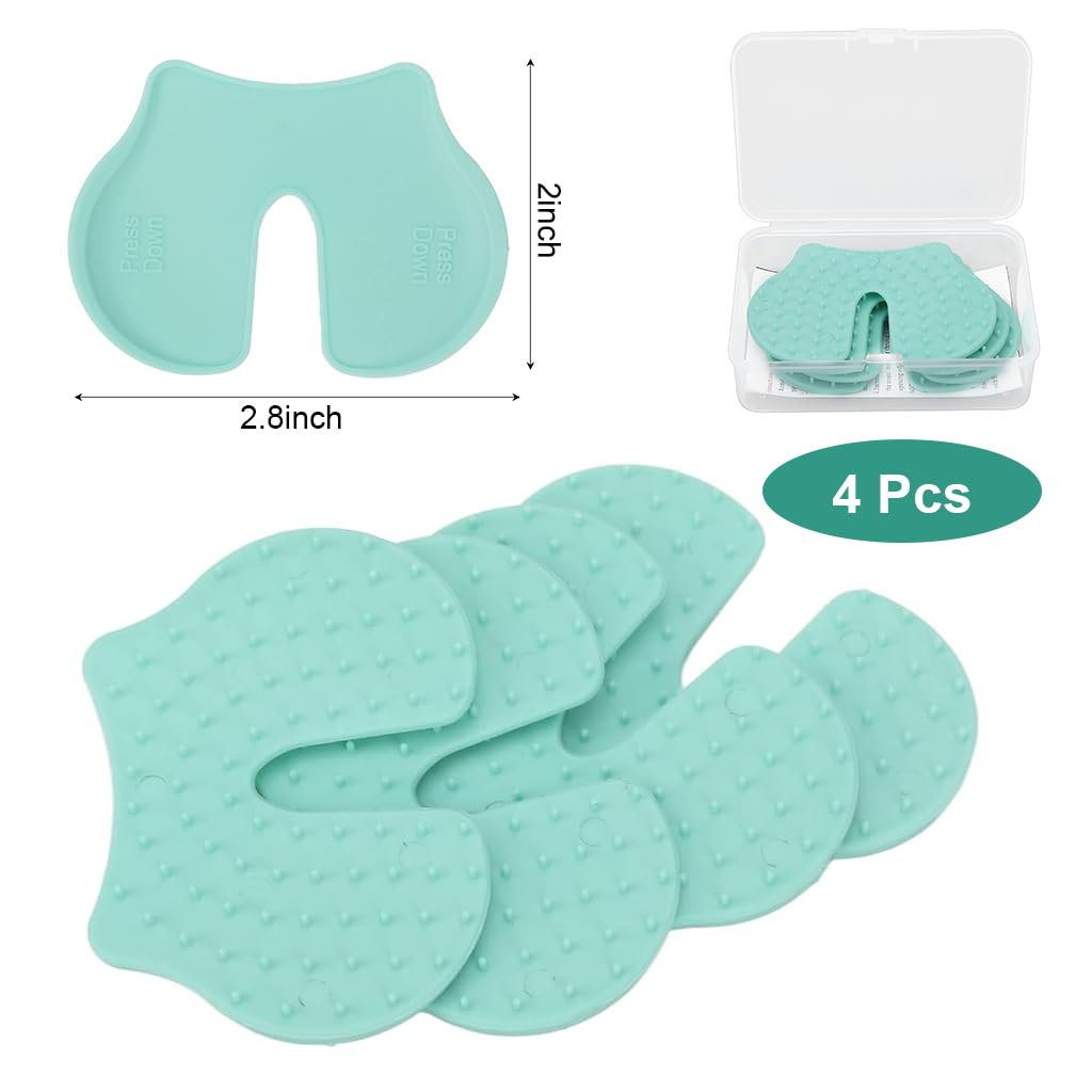 HANNEA 4Pcs Kids Use Shot Pain Reducer Pads Shot Blocker Immediate Pain Relief Blocker for Needle Injections Immunization Injections