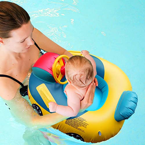 Proberos® Swimming Tube for Kids Under 15kg Baby Inflatable PVC Float Seat Pool Safe Anti-flip Over 2 PCS