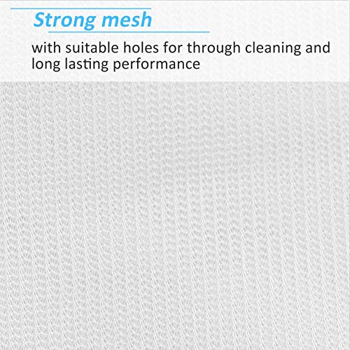 HASTHIP 5PCS Mesh Laundry Clothes Washing Bag, Laundry Bags Coarse Mesh Wash Bags with Zipper for Washing Machine, Delicates, Lingerie, Socks, Bra, Shoes
