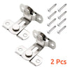 HASTHIP 2 Pcs Cupboard Lock Stainless Steel 90° Door Buckle Bolt Barn Door Lock Right Angle Latches Bar Latch Safety Door Lock for Door, Fence, Cabinet, Chicken Coop, 2.4 inch HASTHIP 2 Pcs Cupboard Lock Stainless Steel 90° Door Buckle Bolt Barn Door Lock Right Angle Latches Bar Latch Safety Door Lock for Door, Fence, Cabinet, Chicken Coop, 2.4 inch
